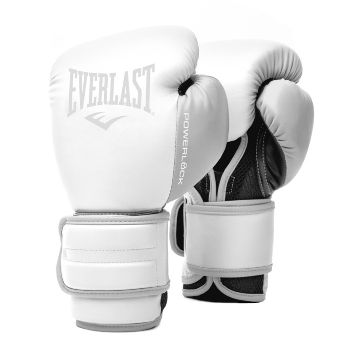 Everlast Powerlock 2R Boxing Gloves White