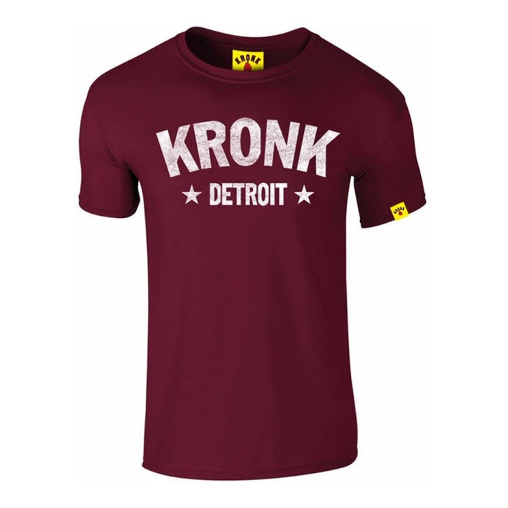 Kronk Detroit Stars T-Shirt Slimfit Maroon