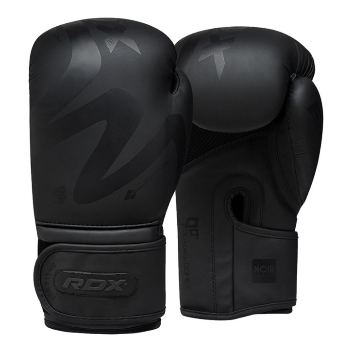 RDX F15 Boxing Gloves Matt Black