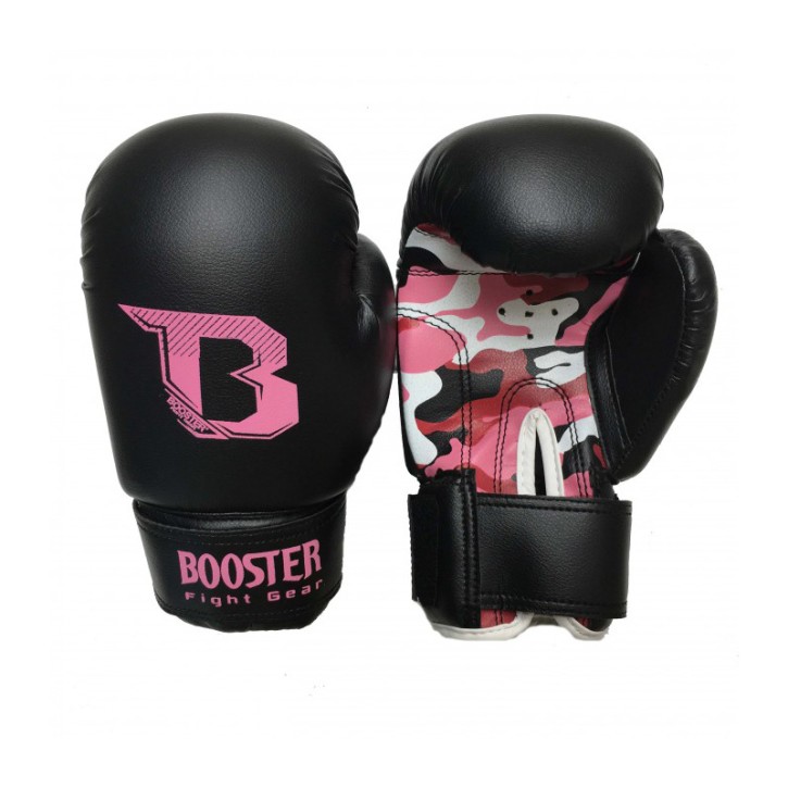 Booster BT Kids Duo Boxing Gloves Camo Pink Skintex