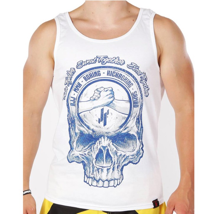 Sale Justyfight Train Together Tank Top White