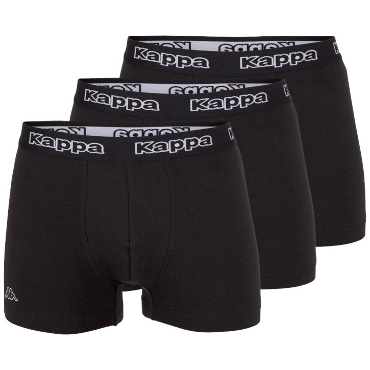 Kappa Tsuna 3 Retropants Boxer Shorts 3-Pack Black