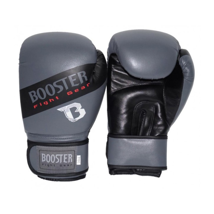 Booster BT Sparring Gloves Gray Stripe PU