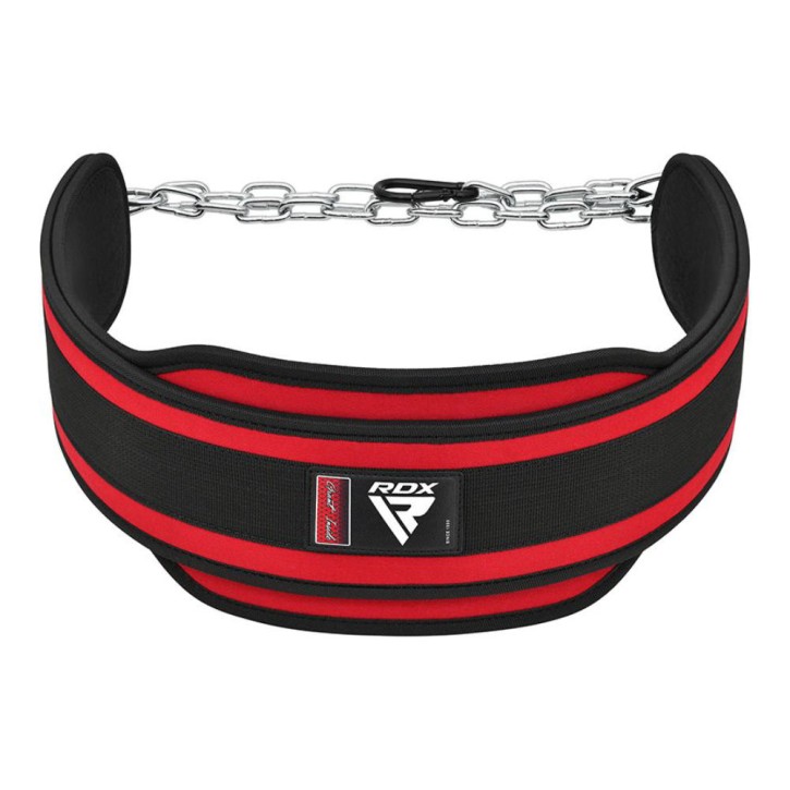 RDX Pro Dipping Weightlifting Belt Red