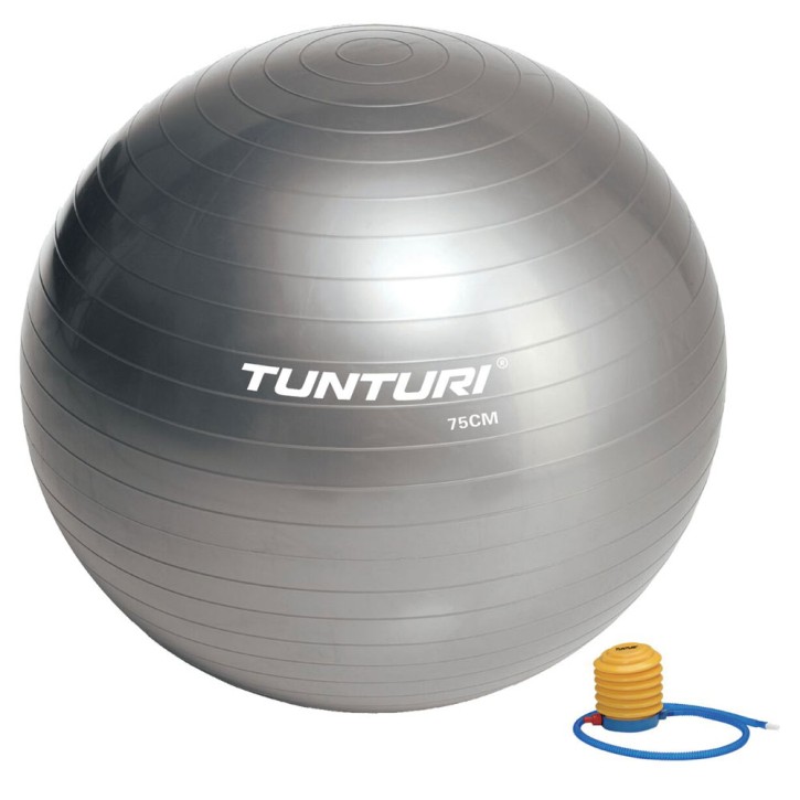 Sale Tunturi exercise ball Silver 75cm