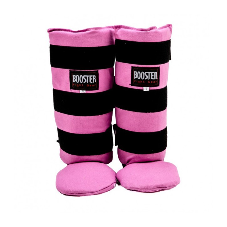 Booster BTSG 2 Shin Guards Curved Pink