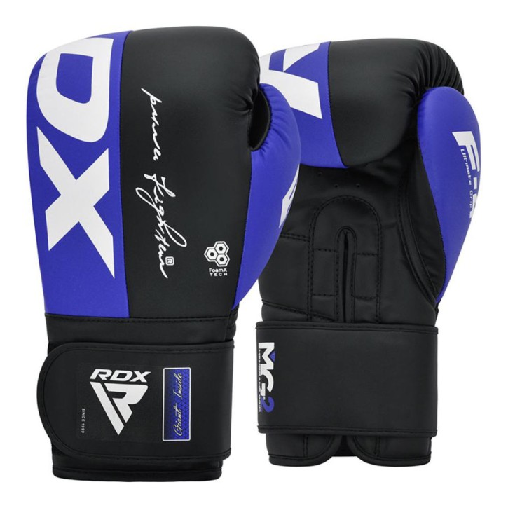 RDX Rex F4 Boxhandschuhe Blau Schwarz