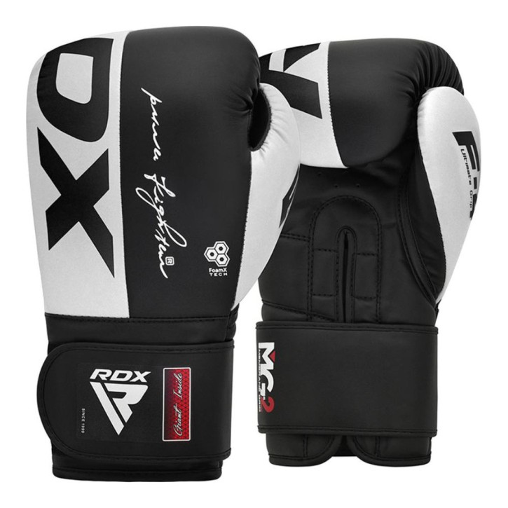 RDX Rex F4 Boxing Gloves White Black