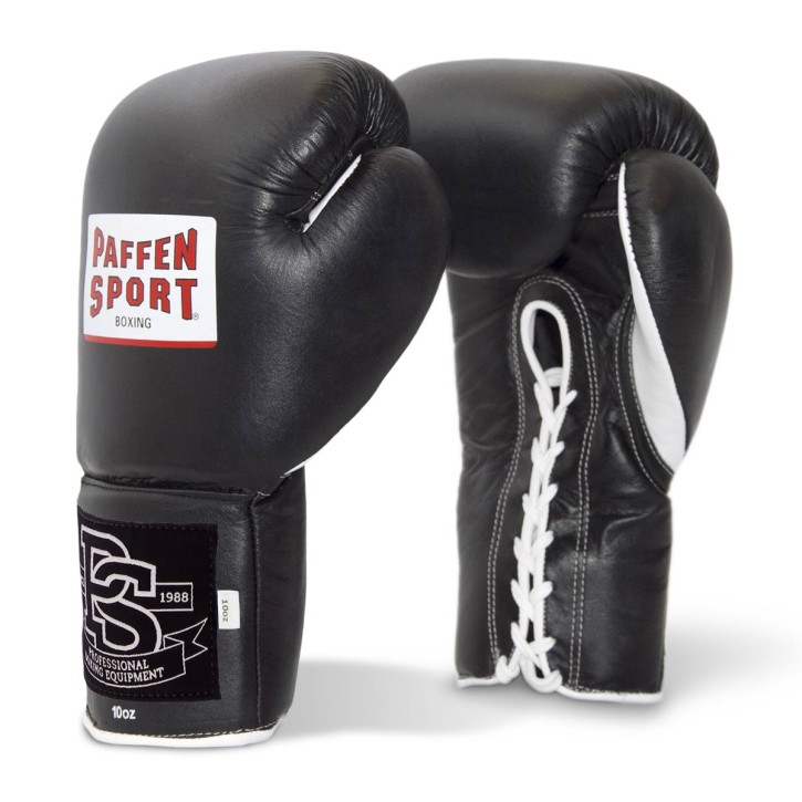 Paffen Sport Pro Classic competition boxing gloves black