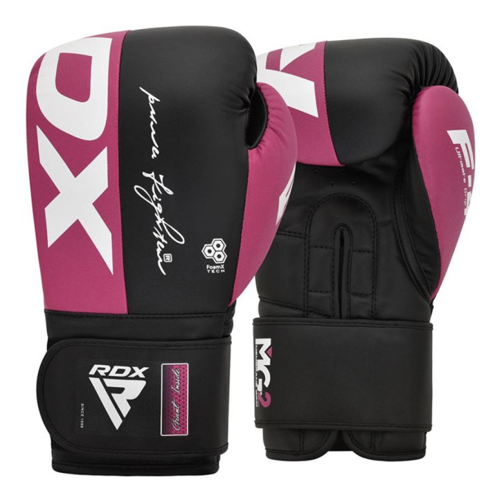 RDX Rex F4 Boxing Gloves Pink Black