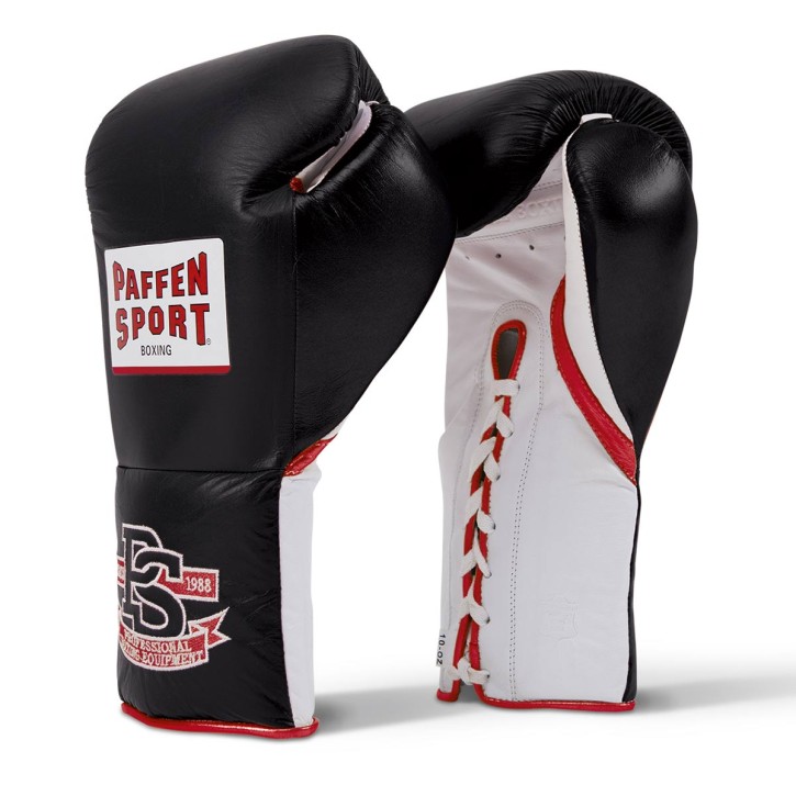 Paffen Sport Pro Mexican Boxing Gloves Black White Red