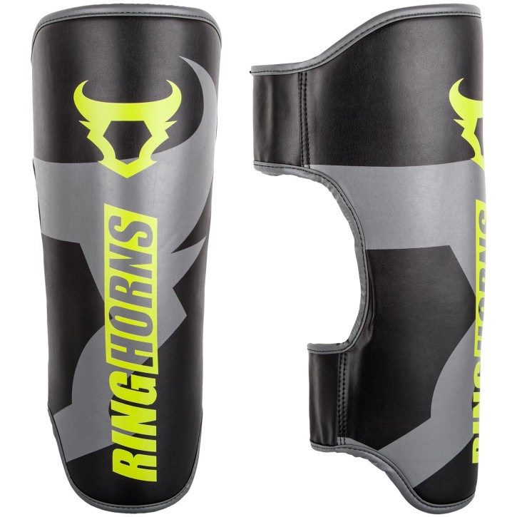 Ringhorns Charger Shinguards Black Neo Yellow