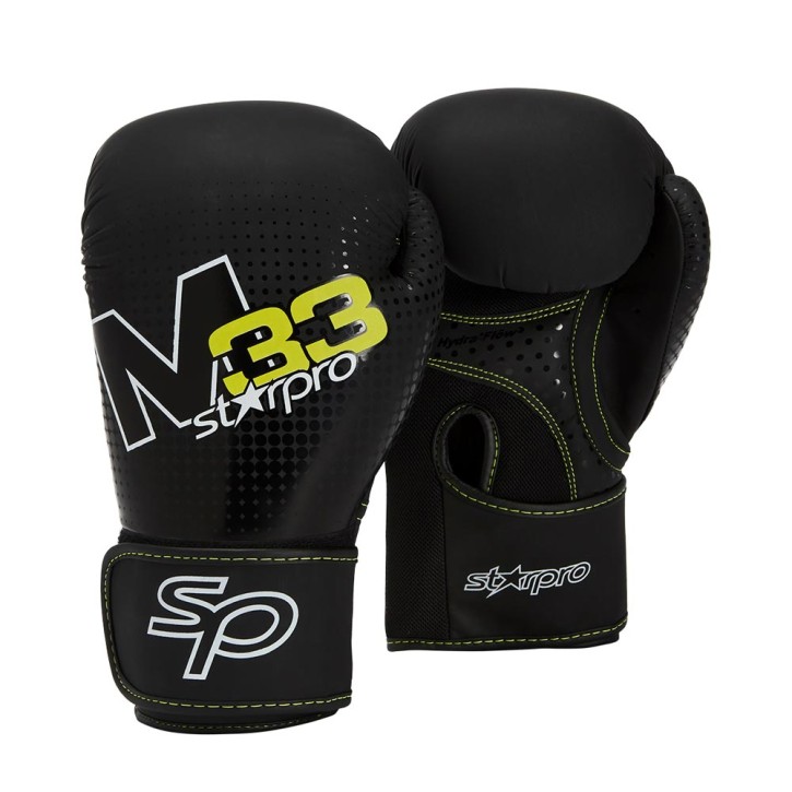 Sale Starpro M33 training boxing gloves black