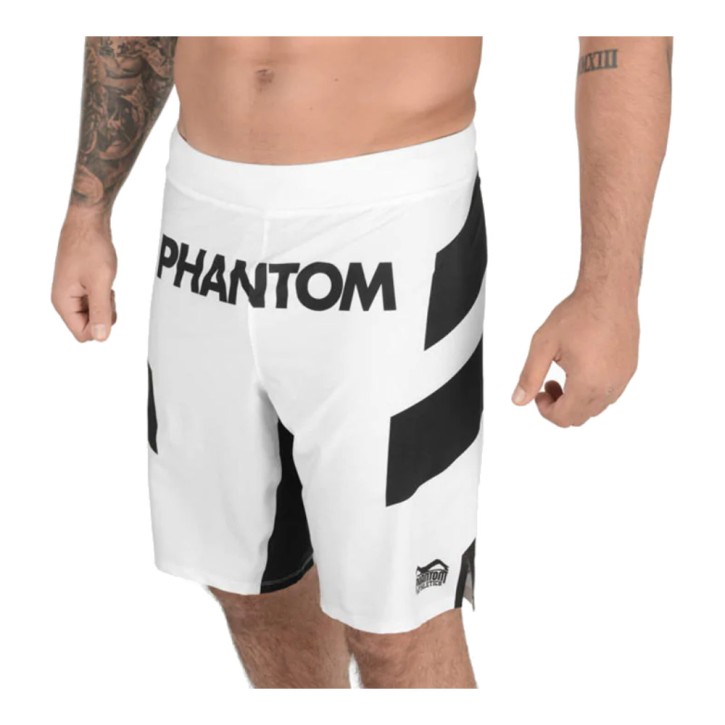 Phantom Flex Zero Fight Shorts White