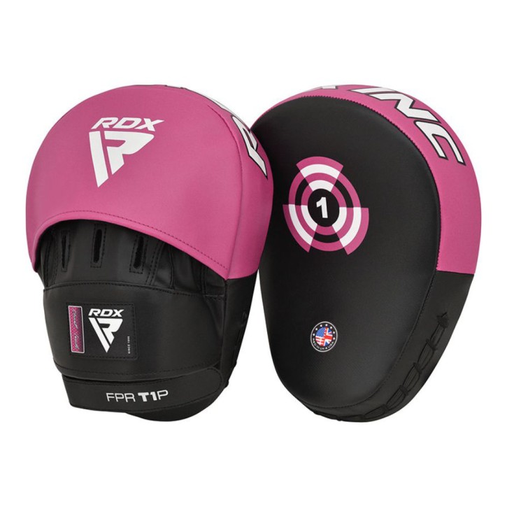 RDX T1 Focus Pads Curved Pink Black