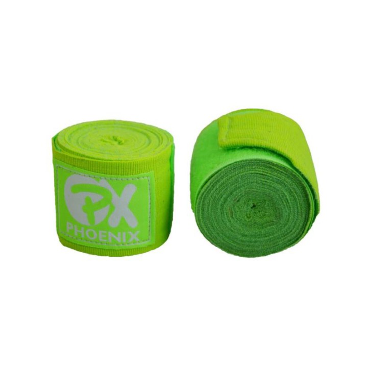Phoenix PX boxing bandages 250cm neon