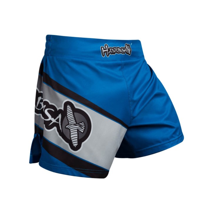 Abverkauf Hayabusa Kickboxing Shorts Black Blue