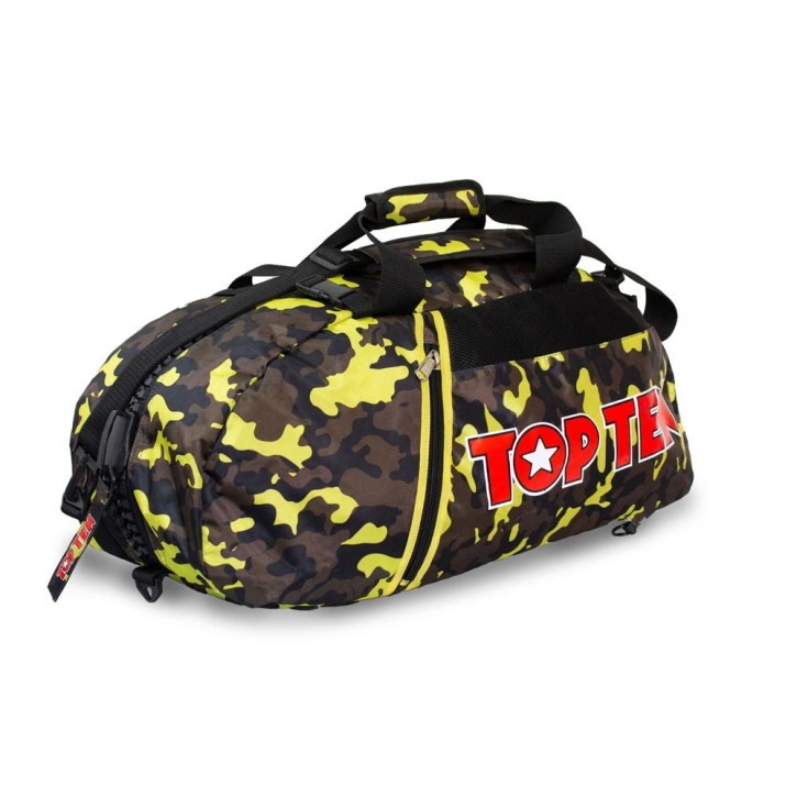 Top Ten Backpack Bag 55cm Camo Yellow