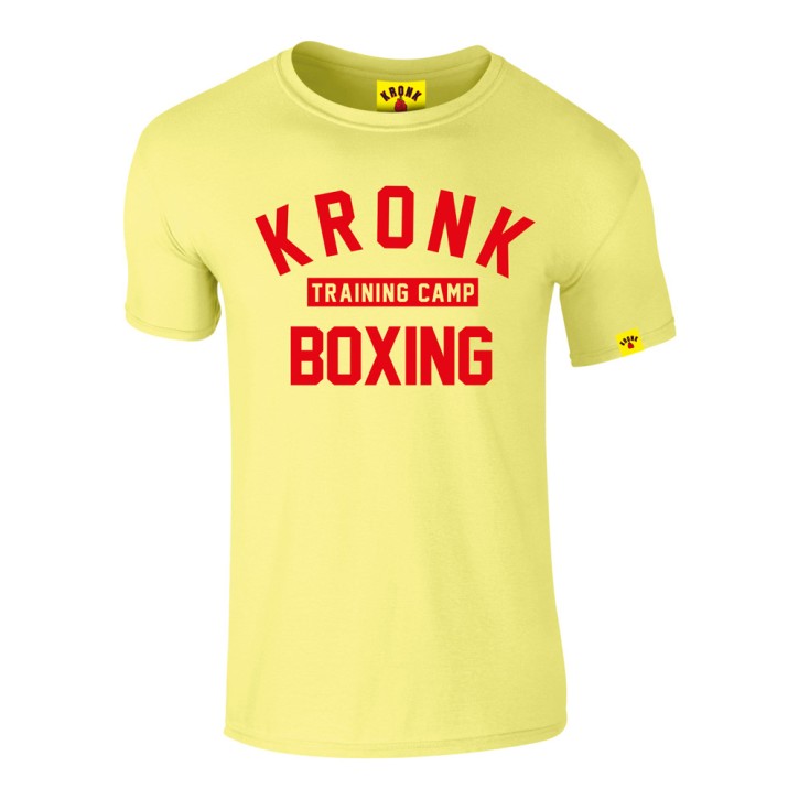 Kronk Training Camp Slim Fit T-Shirt Vintage Yellow