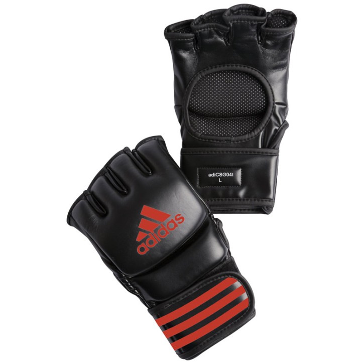 Abverkauf Adidas Ultimate Fight Glove Black Red ADICSG041