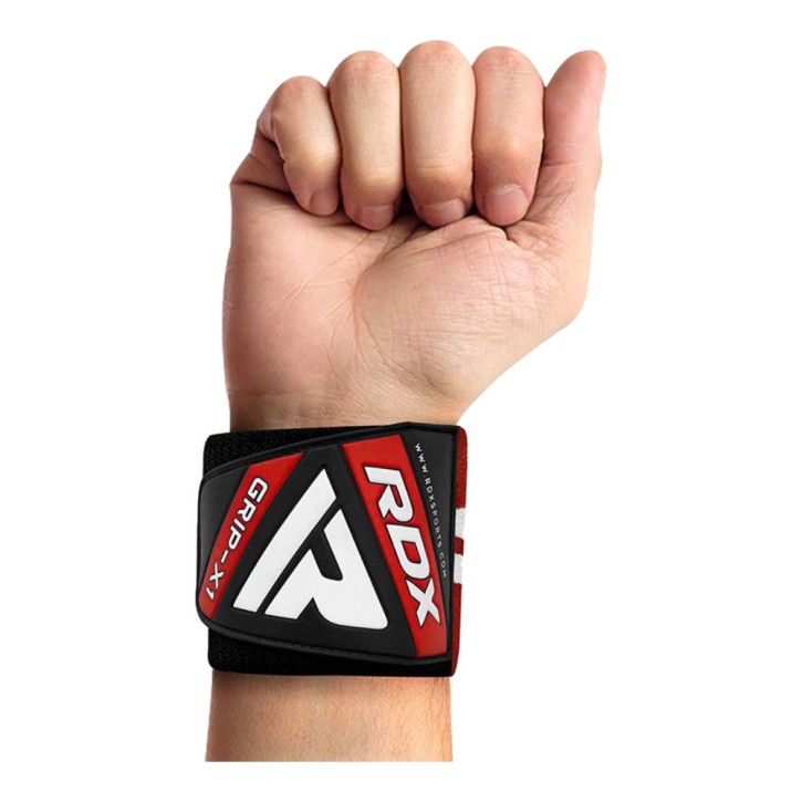 RDX W4 Gym Weightlifting Wrist Brace Red