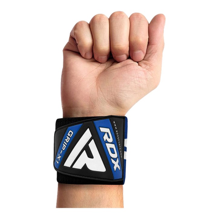 RDX W4 Gym Weightlifting Wrist Brace Blue