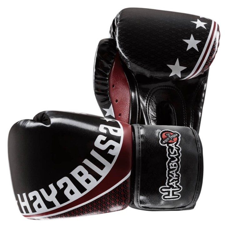 Hayabusa Pro Muay Thai 16oz Velcro Gloves Black