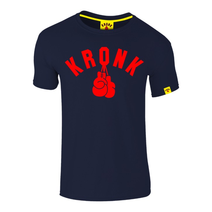 Kronk OC Gloves Slimfit T-Shirt Navy Red