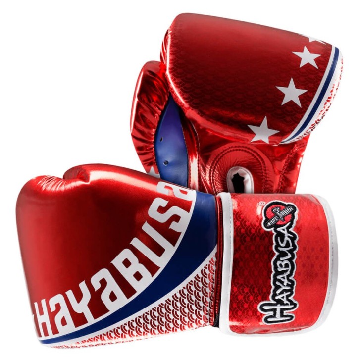 Hayabusa Pro Muay Thai 10oz Velcro Gloves Red
