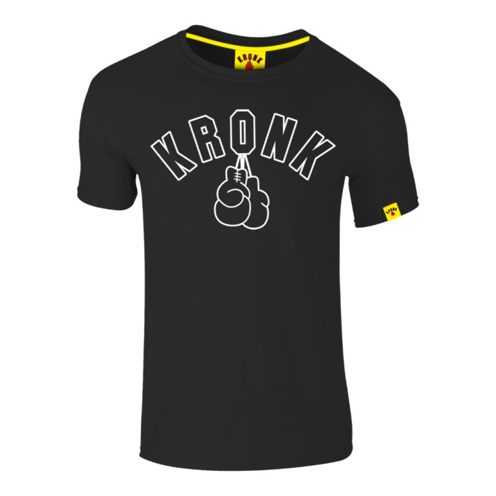 Kronk Gloves Outline Slimfit T-Shirt Black