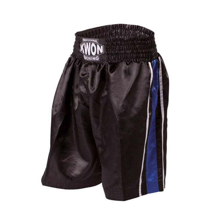Kwon Professional Boxing Short Black Blue