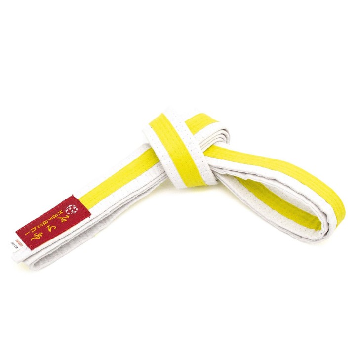 Hayashi Budo Belt White Yellow