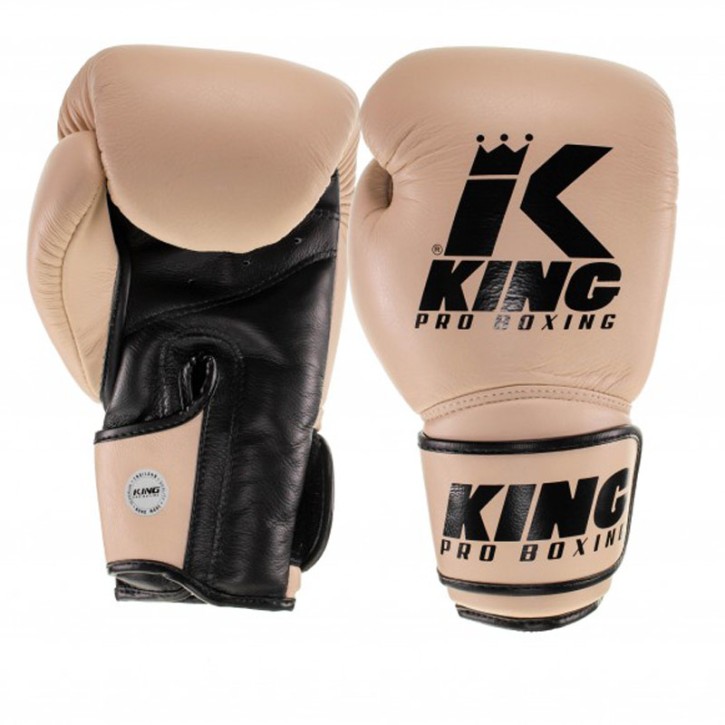 King Pro Boxing Boxhandschuhe Star 9 Beige Brown