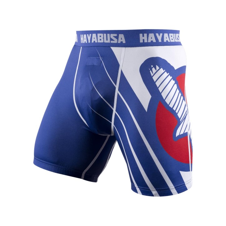 Abverkauf Hayabusa Recast Compression Shorts Blue White