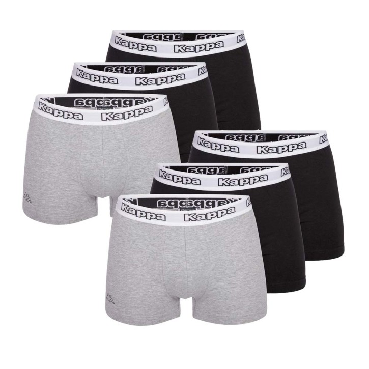 Sale Kappa Cedrick 3 Retropants Boxer Shorts Pack of 6 Gray