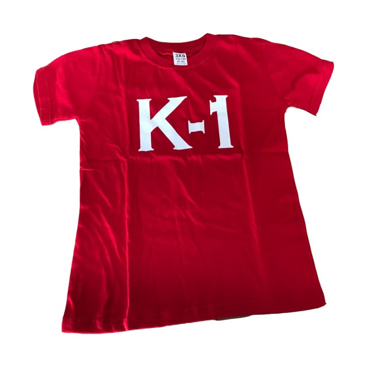 K1 Red Crew Neck T-Shirt