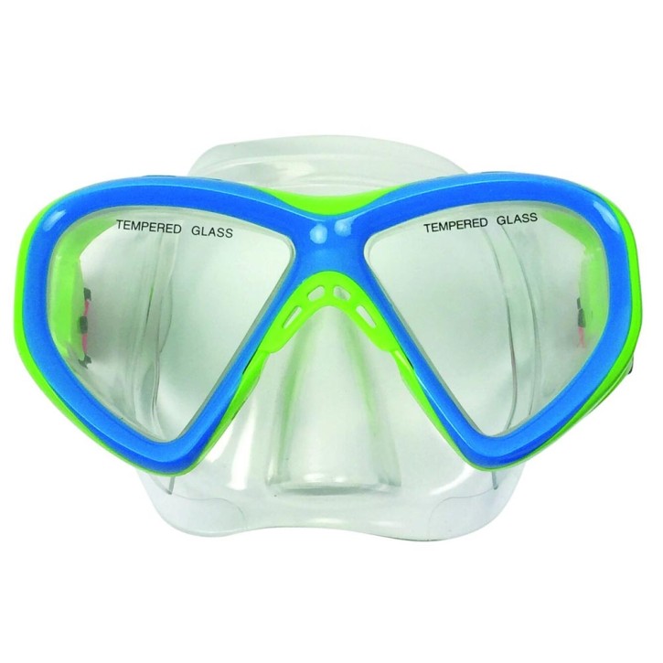 Tunturi Diving Mask Junior Siliter Blue Green