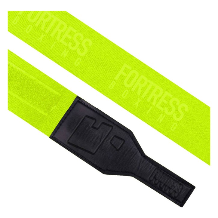 Fortress Boxing compr. Bandages 2m neon yellow