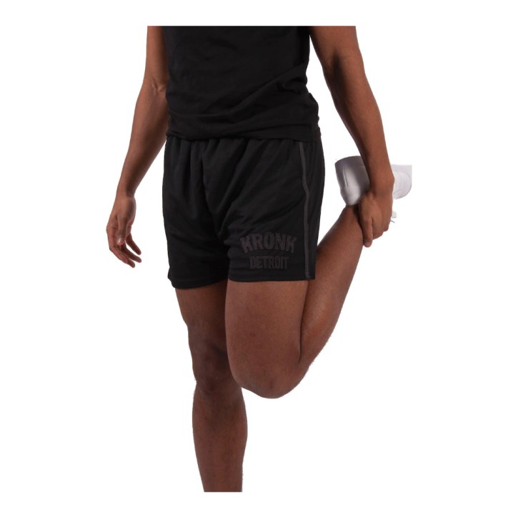 KRONK Single Stripe Detroit Appl. Lined shorts black