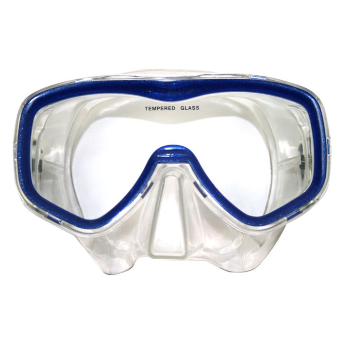 Tunturi Diving Mask Senior Siliter Blue Transparent