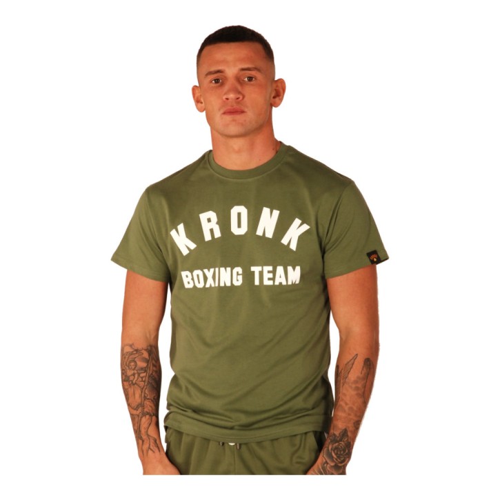 KRONK Boxing Team T-Shirt Militairy