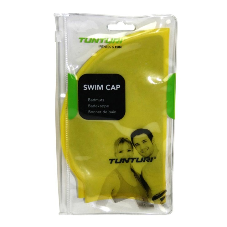 Tunturi silicone swimming cap swimming cap yellow