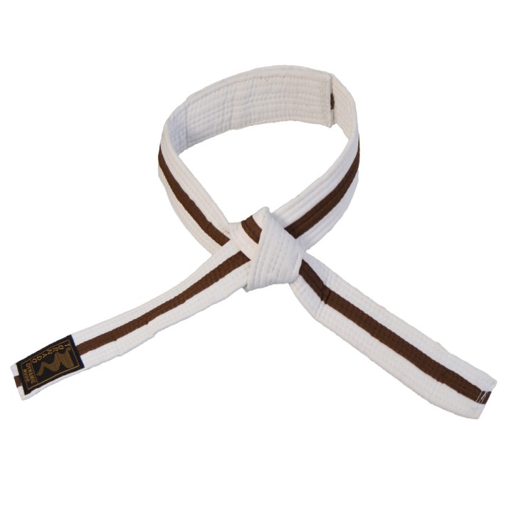 Phoenix children's Velcro belt 2-colored White Brown