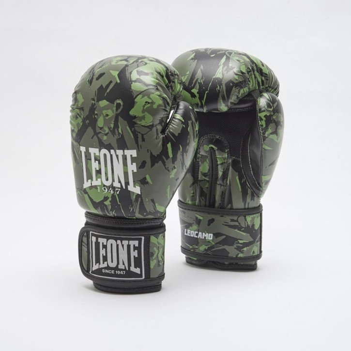 Leone 1947 boxing gloves LEO CAMO green