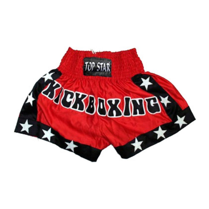 Kick Thai Box Shorts Red Black White