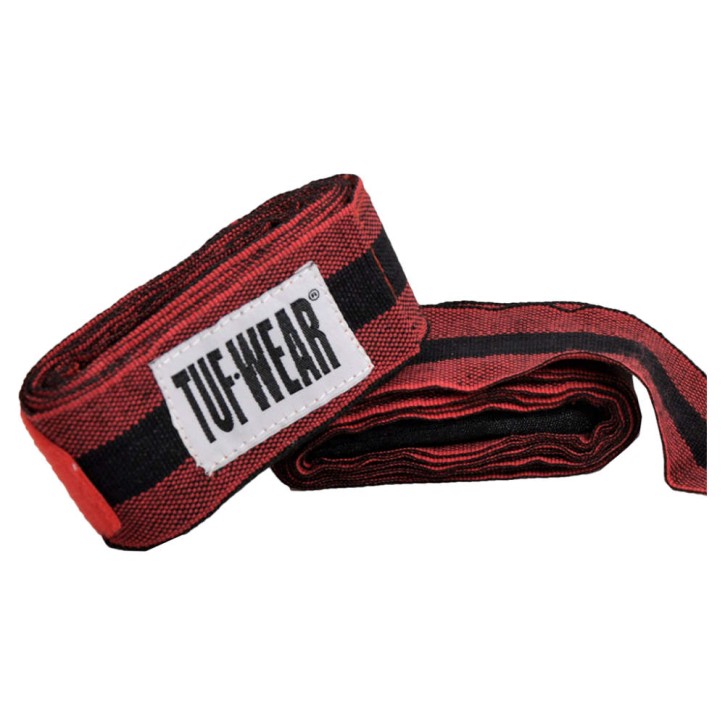 Tuf Wear Boxing Wraps 350cm Red Black