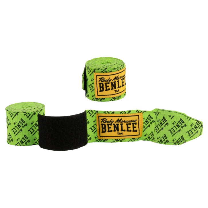 Benlee Allover Boxing Wraps 300cm Neon Green