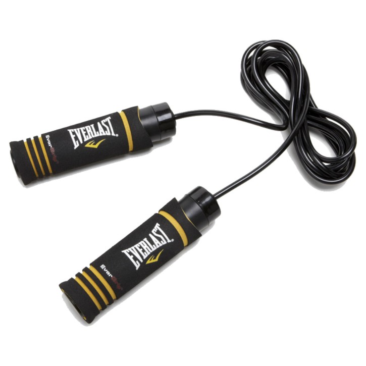 Everlast Weighted Skipping Rope Black