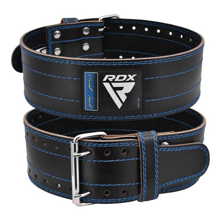 RDX RD1 Power Gewichthebergürtel Leder Blau