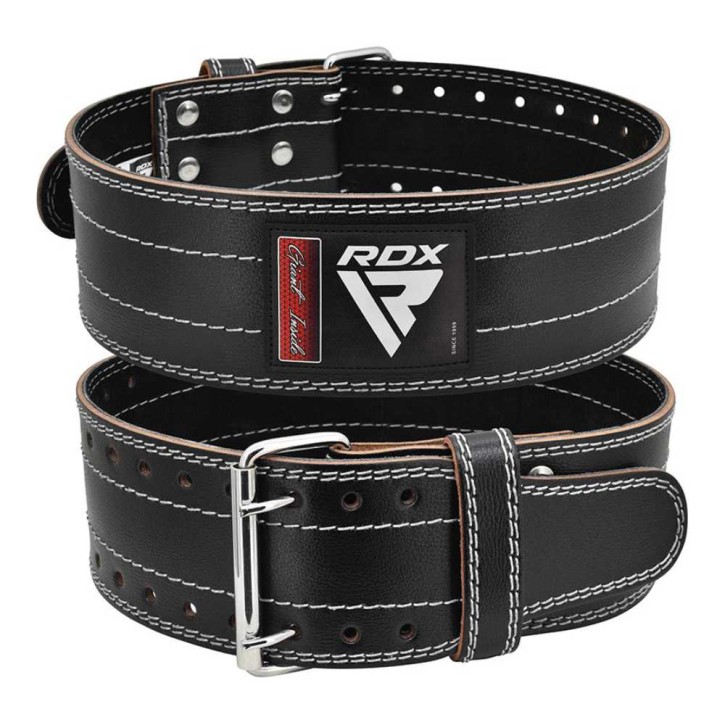 RDX RD1 Power Weightlifting Belt Leather White